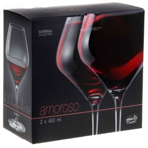 Набор бокалов для вина 450 мл "Аморосо" (BOHEMIA), 2 шт, арт.12940399 фото 2